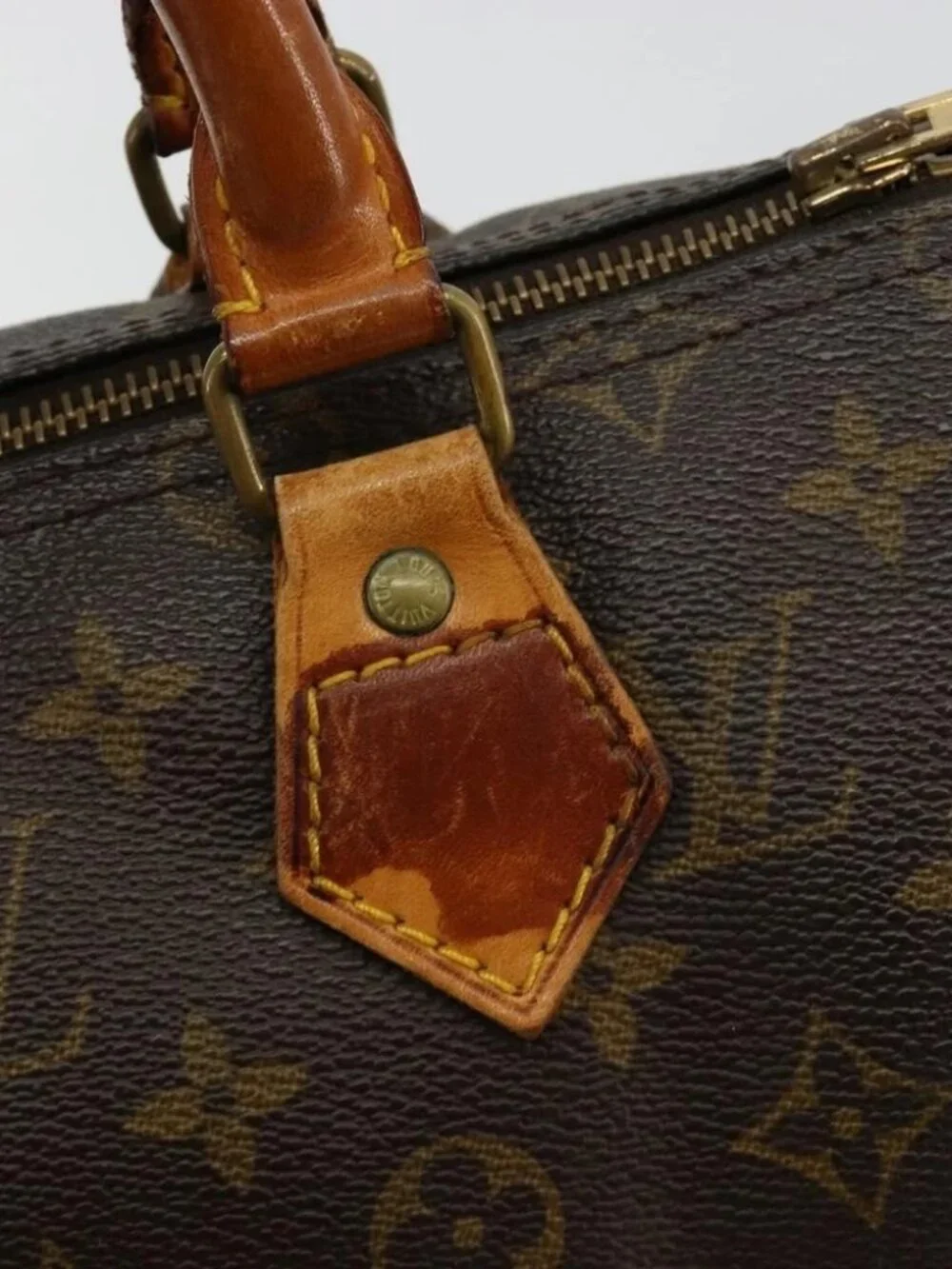 LOUIS VUITTON Monogram Speedy 25 Hand Bag M41528 LV Auth 180577